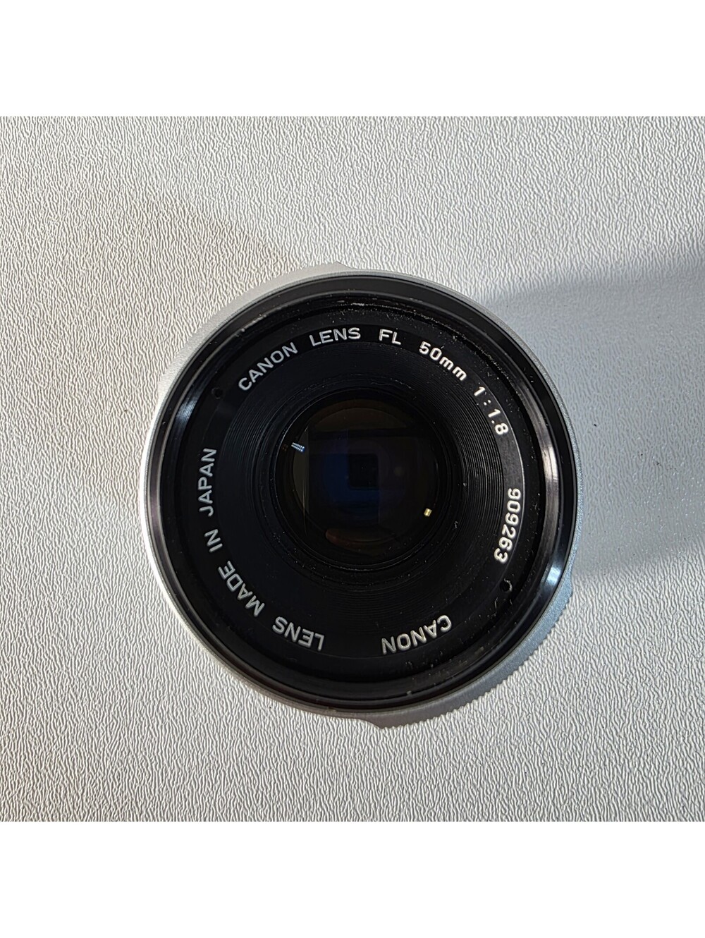 Canon FL 50mm f/1.8 Prime Lens Made in Japan Tested Clean Back Cap Only